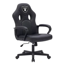 Imperial NFL Vision Faux Leather/Mesh High-Back Computer Gaming Chair, Las Vegas Raiders