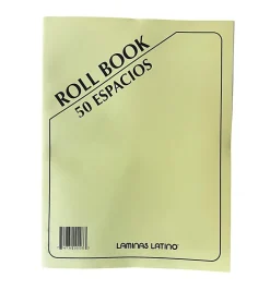 Impresos Taino Teacher Attendance Record Book, 8-1/2" x 11-3/4", Yellow