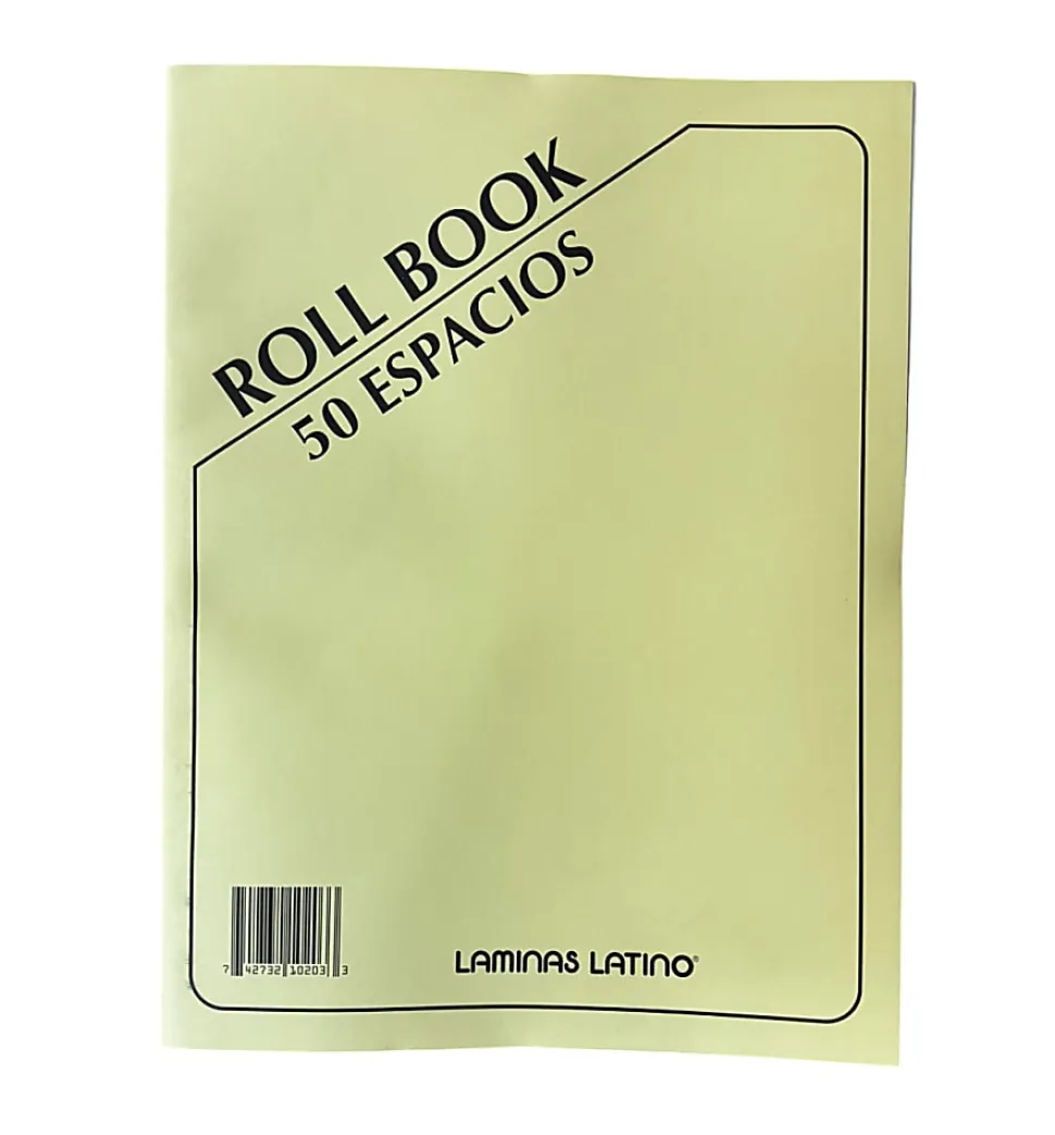 Impresos Taino Teacher Attendance Record Book, 8-1/2" x 11-3/4", Yellow