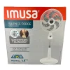 IMUSA Silence Force 18" Pedestal Fan, White, Total Qty 1