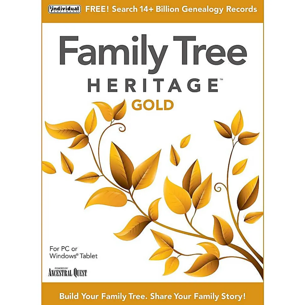 Individual Software Family Tree Heritage Gold 16 (Windows)
