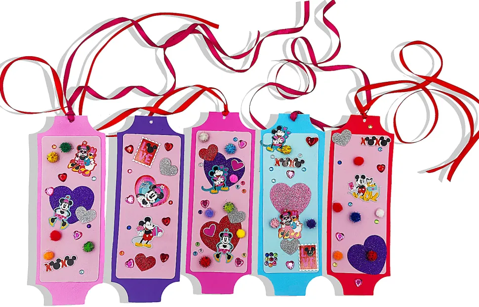 Innovative Designs Disney Make Your Own Valentine's Day Bookmark, Over 200 Pieces