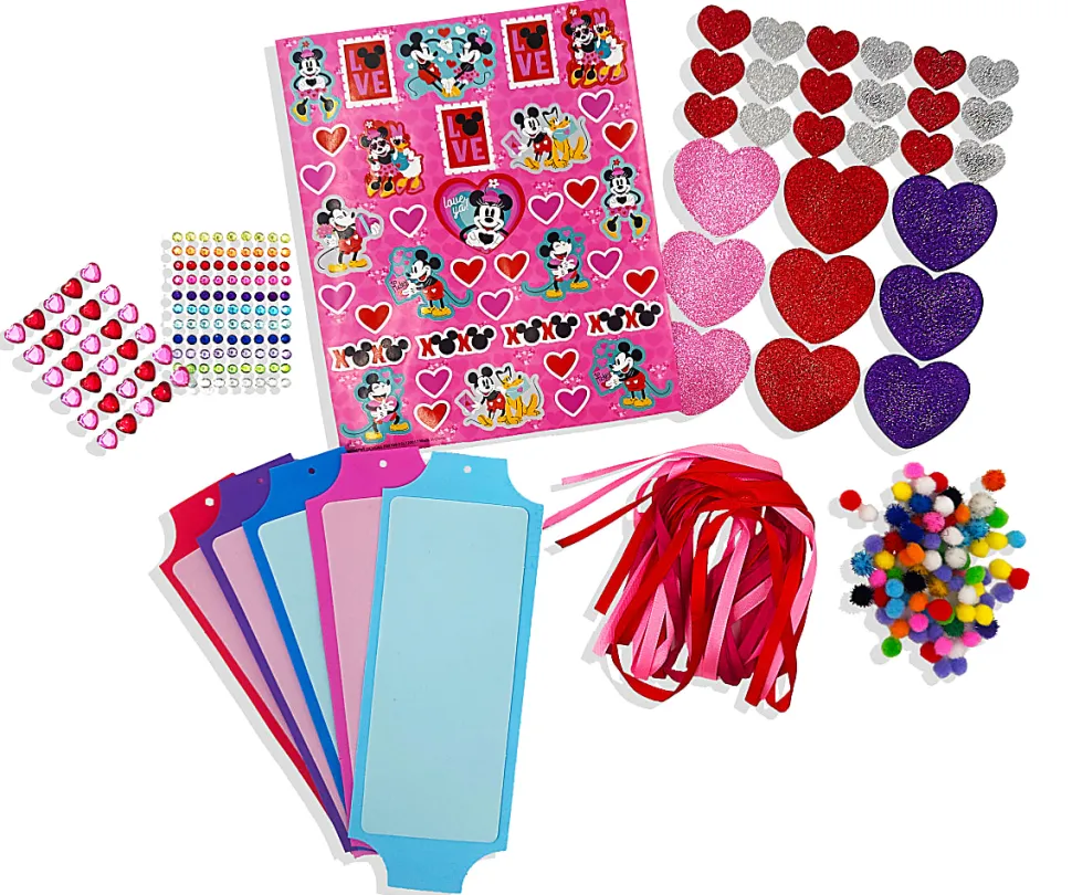 Innovative Designs Disney Make Your Own Valentine's Day Bookmark, Over 200 Pieces