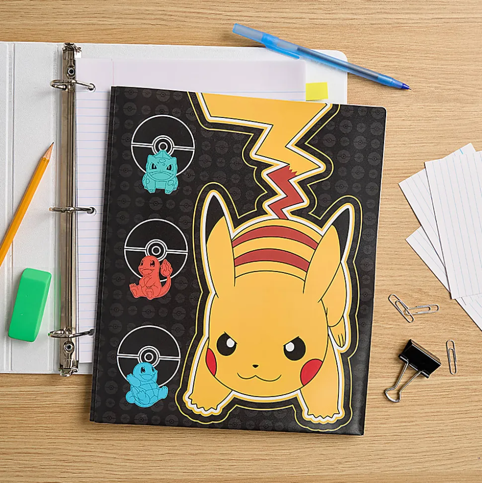 Innovative Designs Licensed Poly Folder, 3 Prongs, 2-Pockets, 11.62" x 9.5", Pokemon, Quantity 1