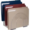 Innovative Storage Designs Desk Sorters, 6 Compartments, 10 1/2"H x 9 1/2"W x 7 1/2"D, Clear