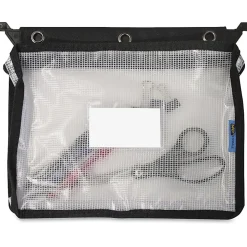 Innovative Storage Designs Infileâ„¢ Expanding Zipper Pouch, Black/White