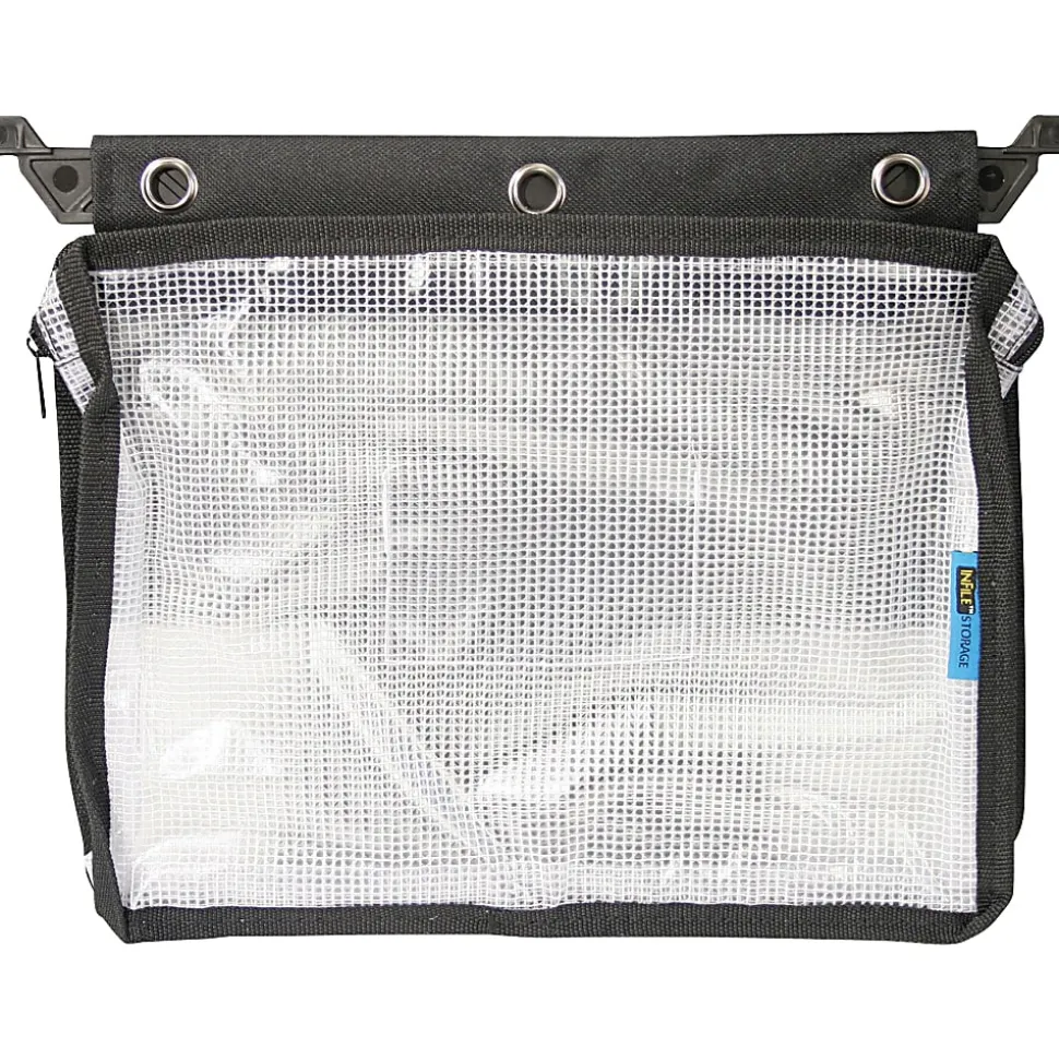 Innovative Storage Designs Infile™ Expanding Zipper Pouch, Black/White