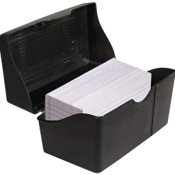 Innovative Storage Designs Plastic Card File, 3