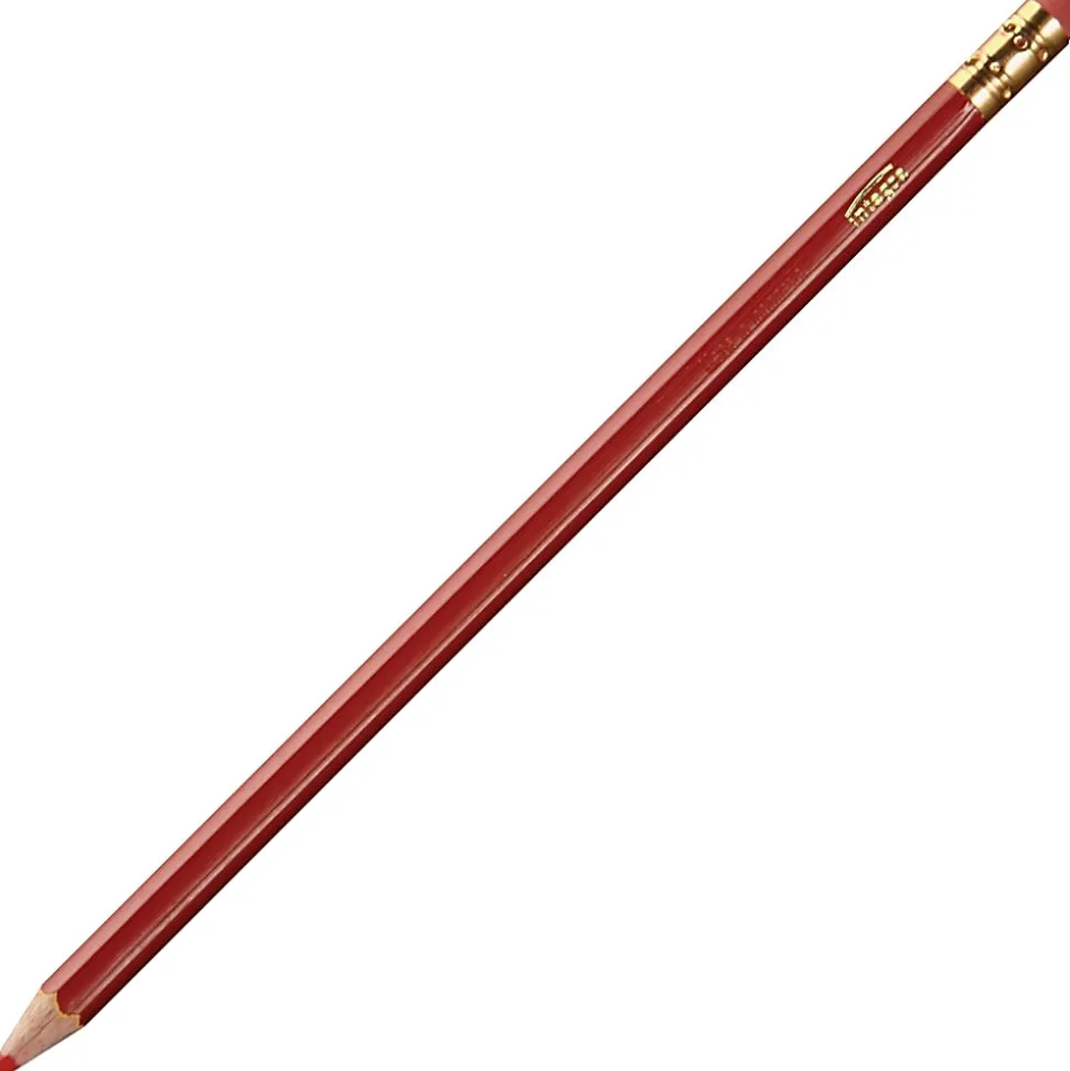 Integra Red Grading Pencil, Presharpened, HB Lead, Pack of 12