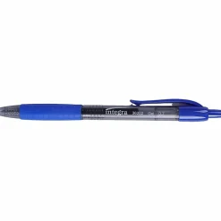 Integra Retractable 0.7mm Gel Pen - 0.7 mm Pen Point Size - Blue Gel-based Ink - 12 / Dozen