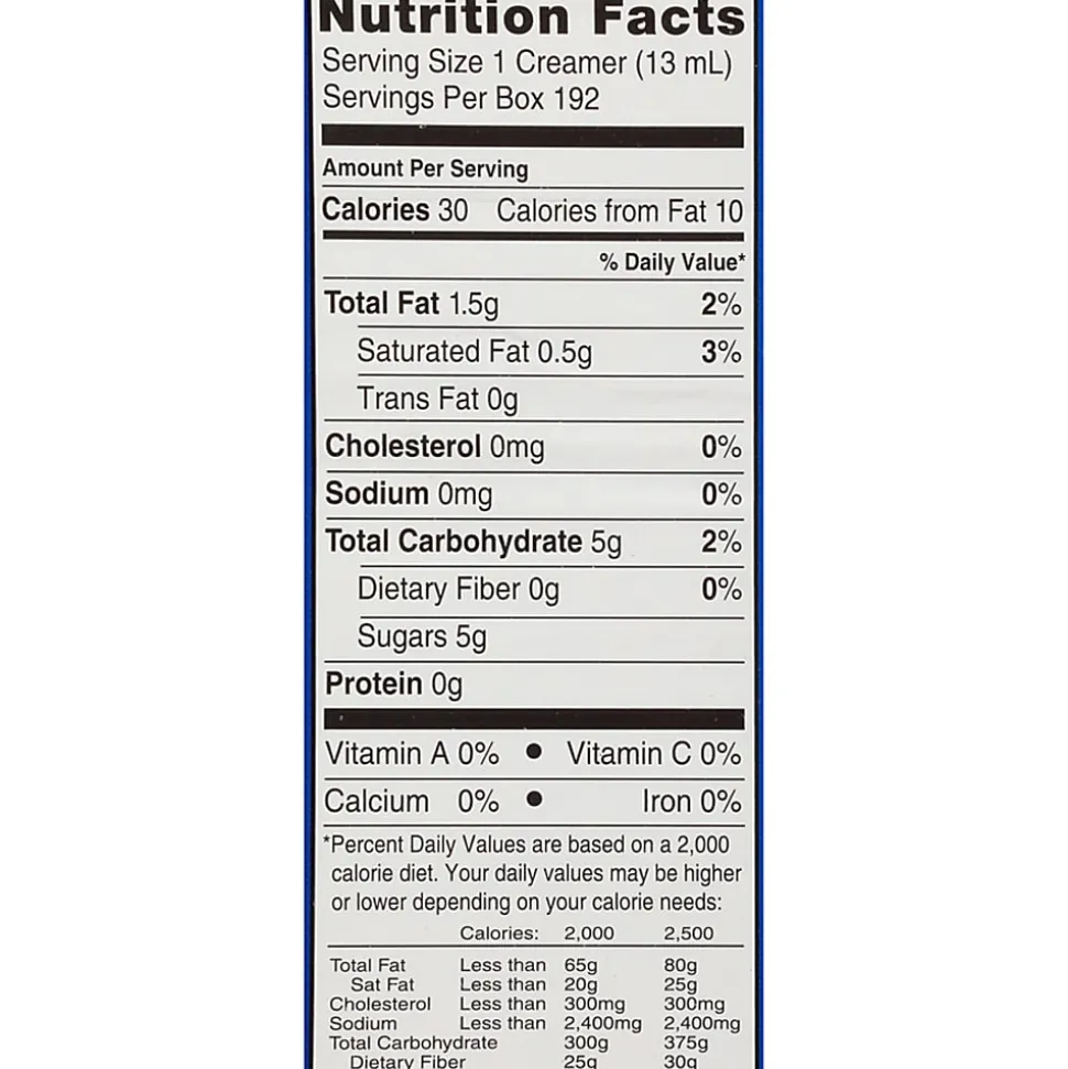 International Delight Liquid Coffee Creamer, French Vanilla Flavor, 0.987 Oz Single Serve, 192/Pack