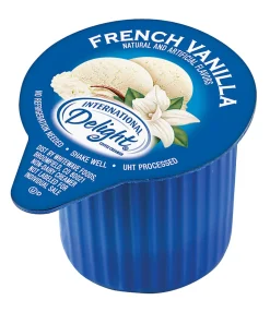 International Delight Liquid Coffee Creamer, French Vanilla Flavor, 0.987 Oz Single Serve, 192/Pack