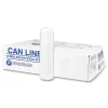 Interplast Group High Density Commercial Can Liners, 16 gal, 0.24 mil, 6 mic, 24" x 33", Natural, Interleaved Roll, 50 Bags/Roll, 20 Rolls/Carton