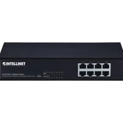 Intracom Intellinet 8 Port Fast Ethernet PoE+ Switch, 560764