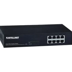 Intracom Intellinet 8 Port Fast Ethernet PoE+ Switch, 560764