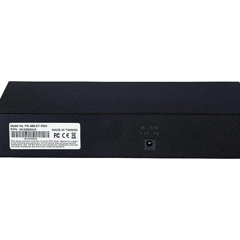 Intracom Intellinet 8 Port Fast Ethernet PoE+ Switch, 560764