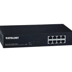 Intracom Intellinet 8 Port Fast Ethernet PoE+ Switch, 560764