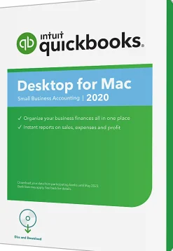 Intuit® QuickBooks® Desktop For Mac® 2020, Disc & Download