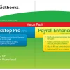 Intuit® QuickBooks® Desktop Pro With Enhanced Payroll 2017, Disc
