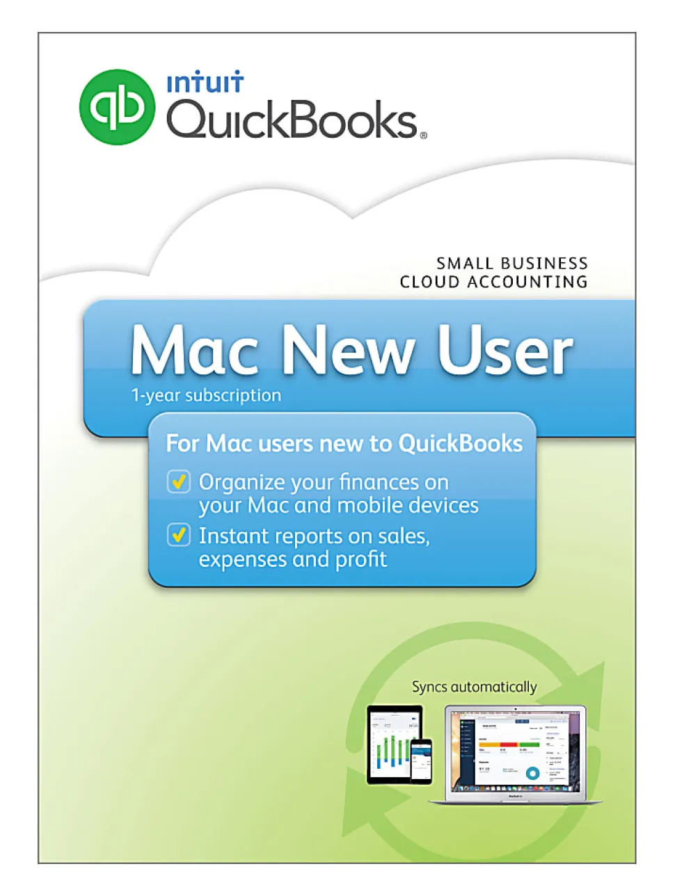 Intuit® QuickBooks® 2016, For Mac®, Disc