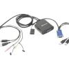 IOGEAR GCS72U - KVM / audio switch - 2 x KVM / audio - 1 local user - desktop