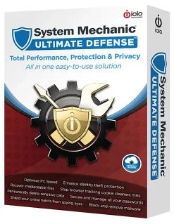 iolo Technologies System Mechanic Ultimate Defense, Product Key Card