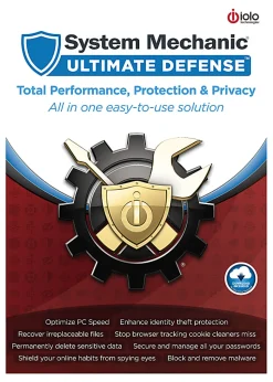 iolo Technologies System Mechanic Ultimate Defense, Product Key Card