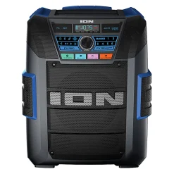 ION Audio Explorer Portable Bluetooth All Weather Speaker With Microphone, Stereo Link And Premium 5 Speaker Sound, XL, Black, IPA150X