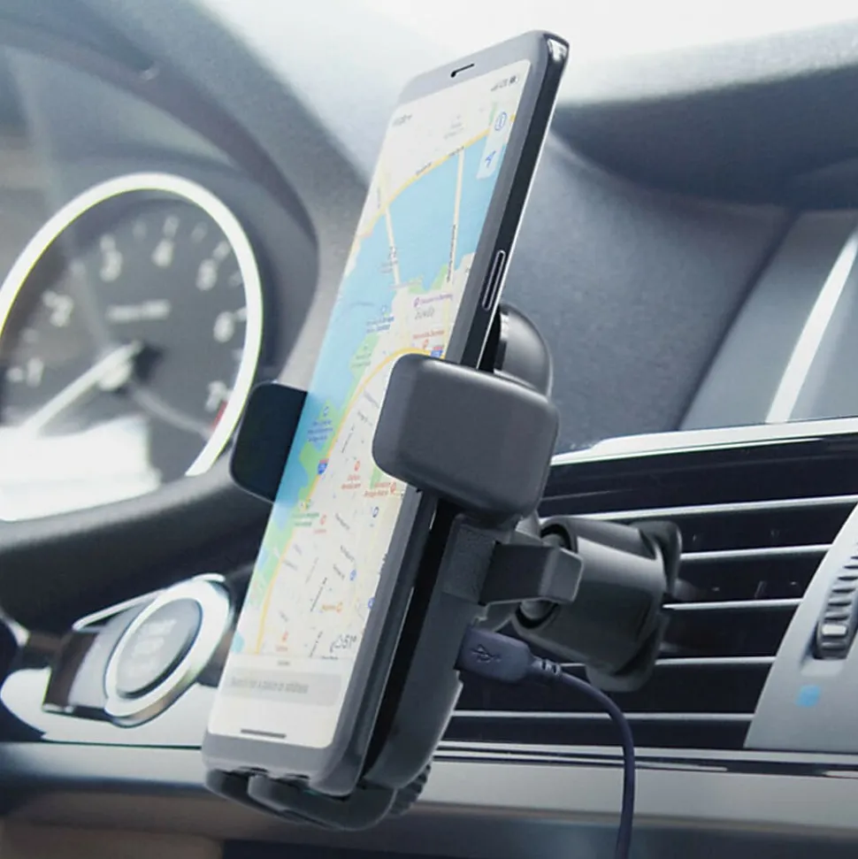 iOttie Easy One Touch Air Vent Mount For Qi-enabled Smartphones, Black, HLCRIO135