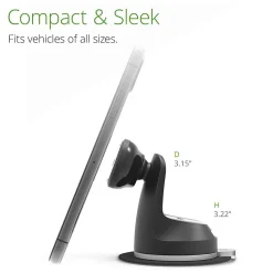 iOttie iTap 2 Magnetic Dashboard And Windshield Mount, Black, HLCRIO156