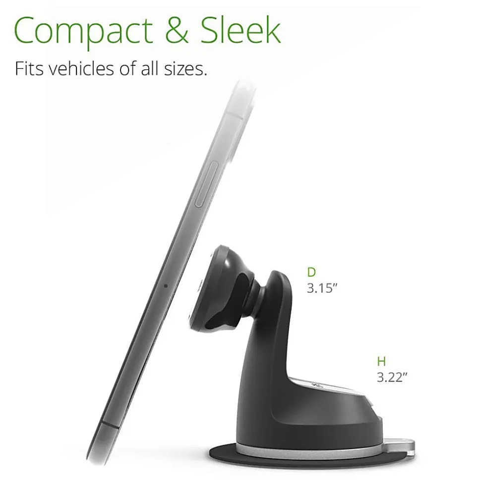 iOttie iTap 2 Magnetic Dashboard And Windshield Mount, Black, HLCRIO156