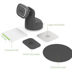 iOttie iTap 2 Magnetic Dashboard And Windshield Mount, Black, HLCRIO156