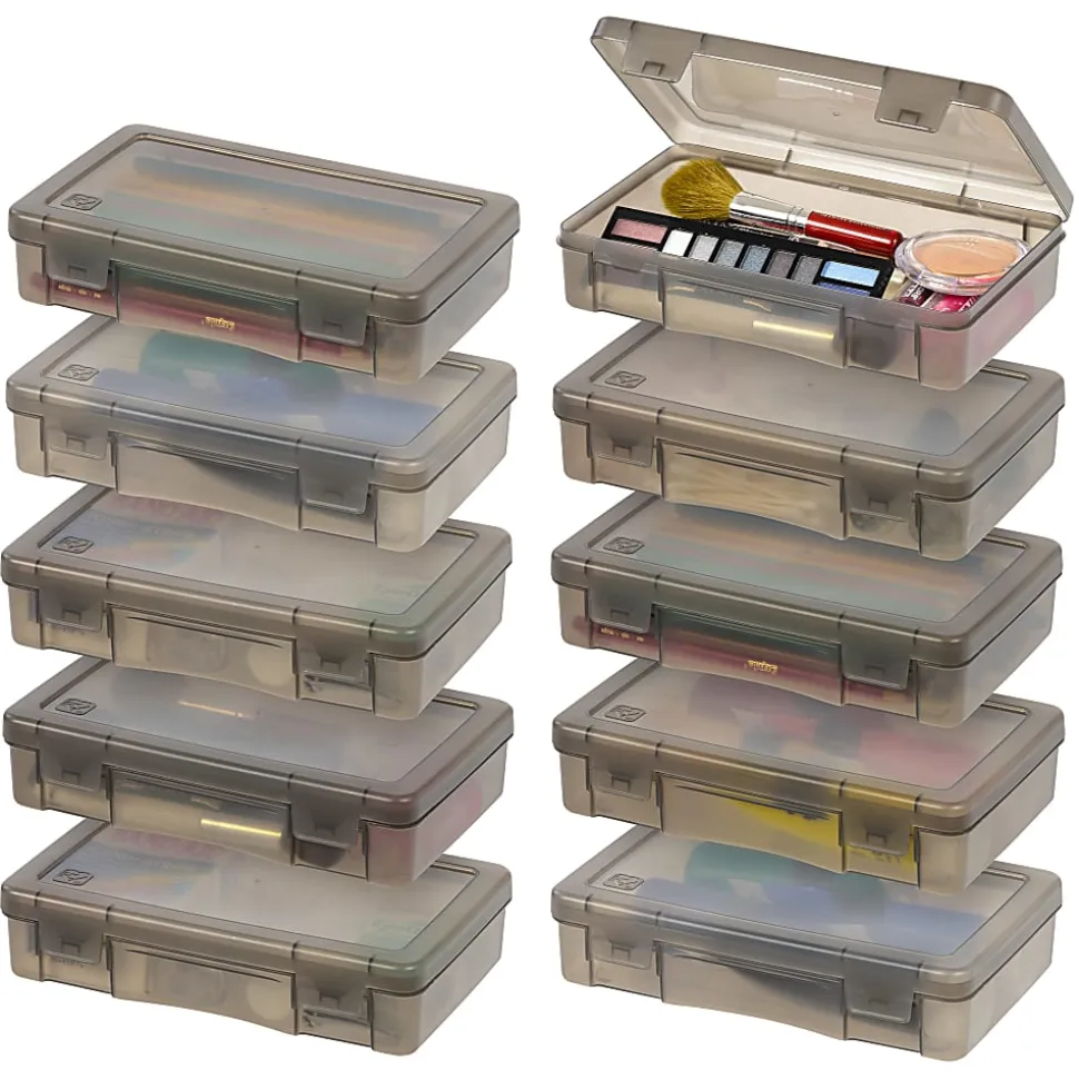 Iris Box, 1 Qt, Gray, Pack Of 10 Boxes