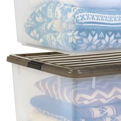 Iris Box, 144 Qt, Gray, Pack Of 3 Boxes