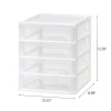 Iris Desktop Drawer Unit, 4 Drawers, White
