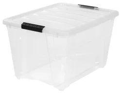 IRIS® Plastic Storage Container With Handles/Latch Lid, 22
