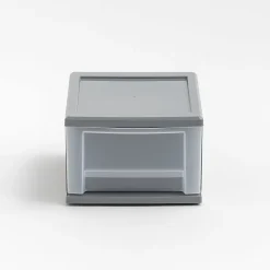 Iris® Stackable Storage Bin With Drawer, 5-13/16