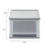 Iris Stacking Drawer, 3 Drawers, 17 Qt, Gray, Pack Of 3 Drawers
