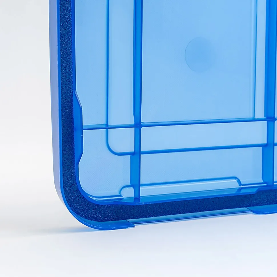 Iris Ultimate WeatherPro Storage Boxes, 19-5/8”L x 16-3/16”W x 14-1/4”H, 26.5 Qt, Clear