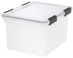 Iris® WeatherPro Storage File Box, Letter/Legal Size, 10 9/10