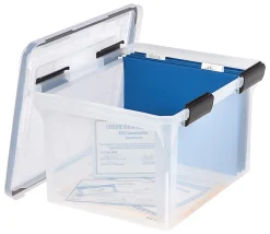 Iris® WeatherPro Storage File Box, Letter/Legal Size, 10 9/10