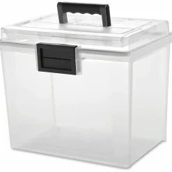 Iris® Weathertight® Mobile Storage File Box, 11 1/2