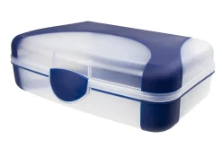 It's Academic Overmolded School Box, 2 3/4 H x 5 1/2 W x 8 1/2 D, Navy