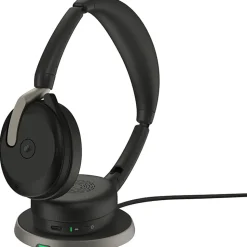 Jabra Evolve2 65 Flex Headset - Stereo - Wireless - Bluetooth - 98.4 ft - 20 Hz to 20 kHz - On-ear - Binaural - 2669998999901