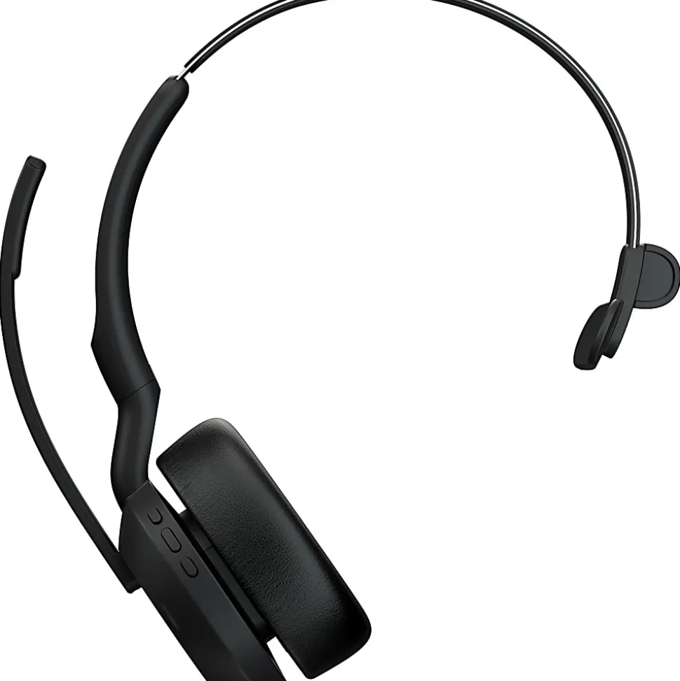 Jabra Evolve2 55 Headset - Mono - Wireless - Bluetooth - 98.4 ft - 20 Hz to 20 kHz - On-ear - Monaural - 2559988999901