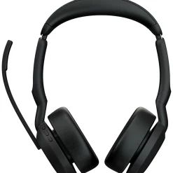 Jabra Evolve2 55 Headset - Stereo - Wireless - Bluetooth - 98.4 ft - 20 Hz to 20 kHz - On-ear - Binaural - 2559998999901