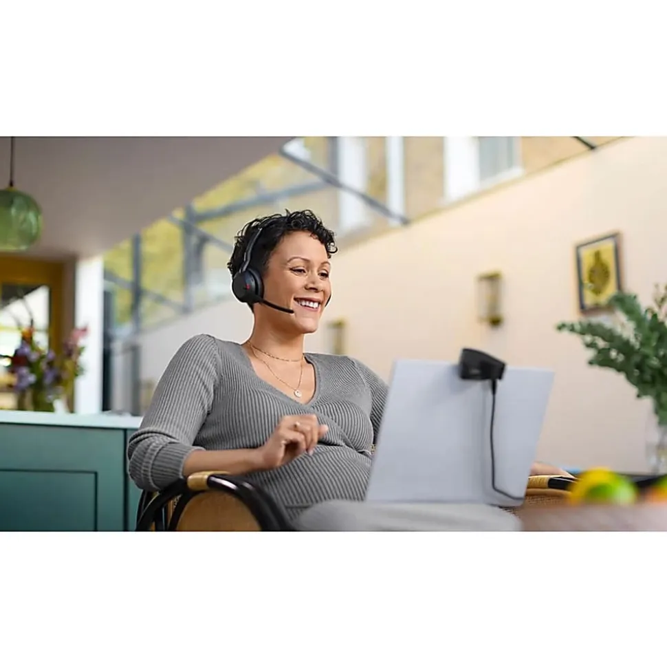 Jabra Evolve2 55 Headset - Stereo - Wireless - Bluetooth - 98.4 ft - 20 Hz to 20 kHz - On-ear - Binaural - 2559998999901