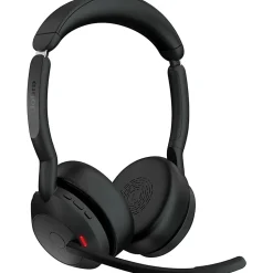 Jabra Evolve2 55 Headset - Stereo - Wireless - Bluetooth - 98.4 ft - 20 Hz to 20 kHz - On-ear - Binaural - 2559998999901
