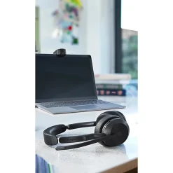 Jabra Evolve2 55 Headset - Stereo - Wireless - Bluetooth - 98.4 ft - 20 Hz to 20 kHz - On-ear - Binaural - 2559998999901