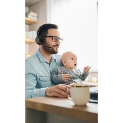 Jabra Evolve2 55 Headset - Stereo - Wireless - Bluetooth - 98.4 ft - 20 Hz to 20 kHz - On-ear - Binaural - 2559998999901